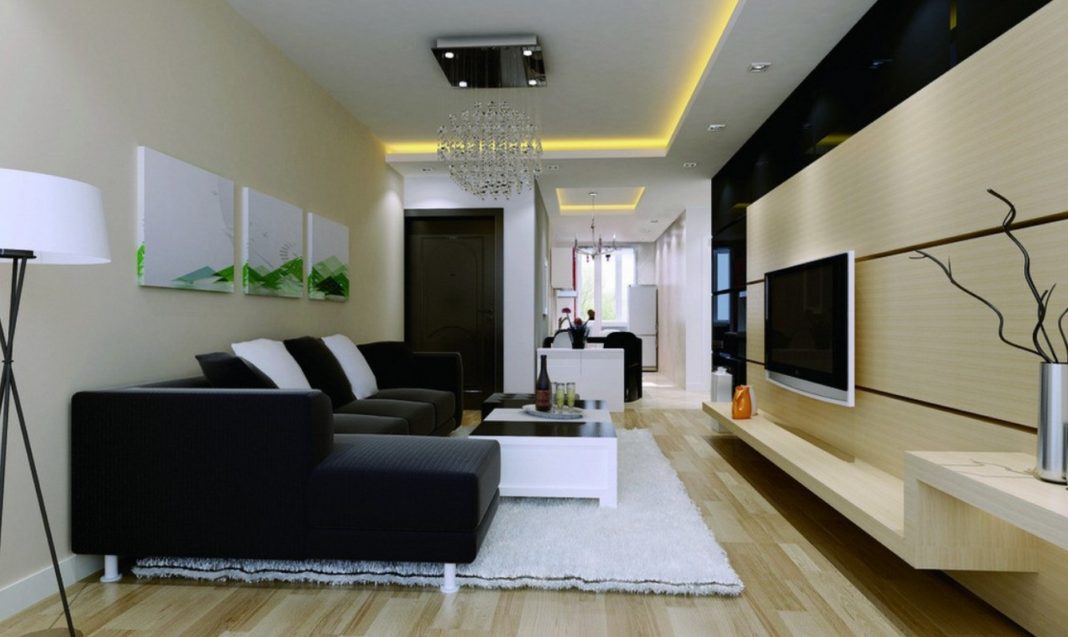 ceiling with niche for hidden lighting