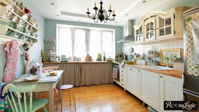 cheap provence styled kitchen color palette