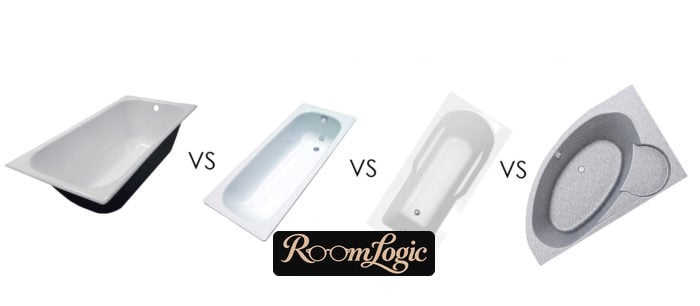 which bath is better acrylic or cast iron or steel