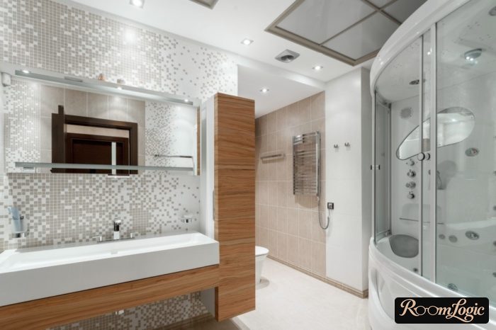 Choosing tile for the bathroom walls