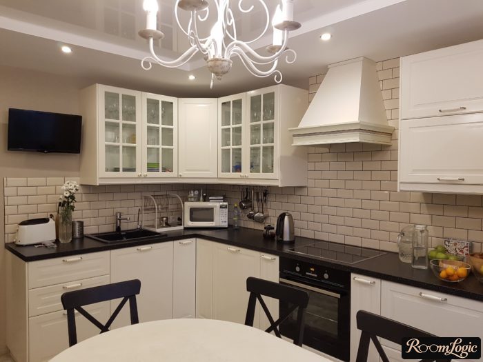 Classic corner-kitchen interior