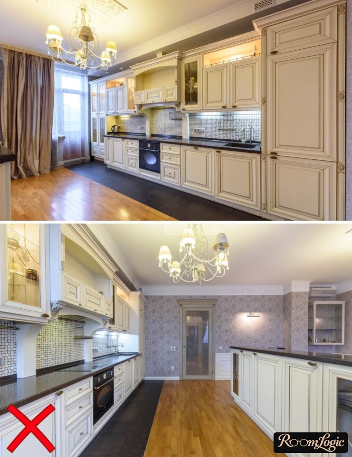 Classic-style kitchen interior