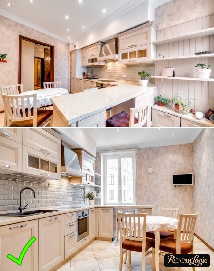 classic style kitchen interior