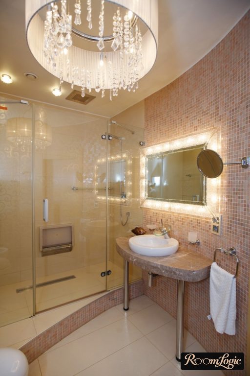 classical bathroom ceiling