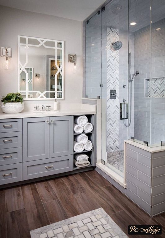 classical bathroom storage