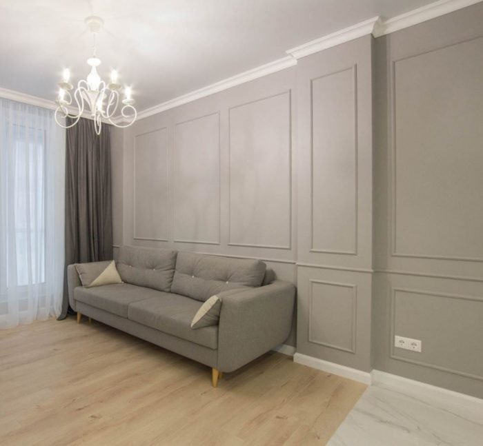 classical design one-bedroom apartment
