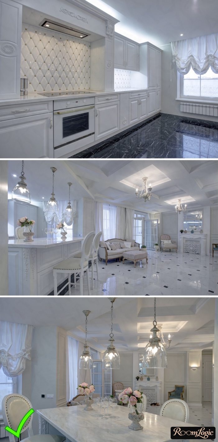 classical kitchen interior