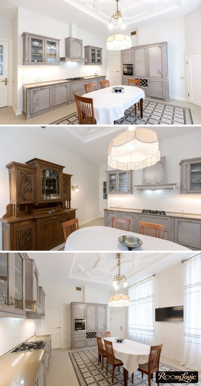 classical kitchen wallpaper