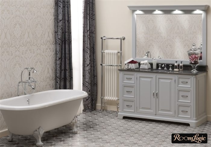 classical style bathroom wall paper