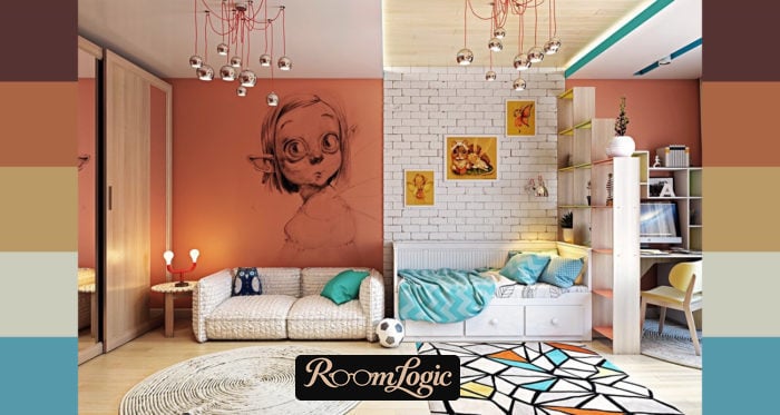 color combination interior photo example