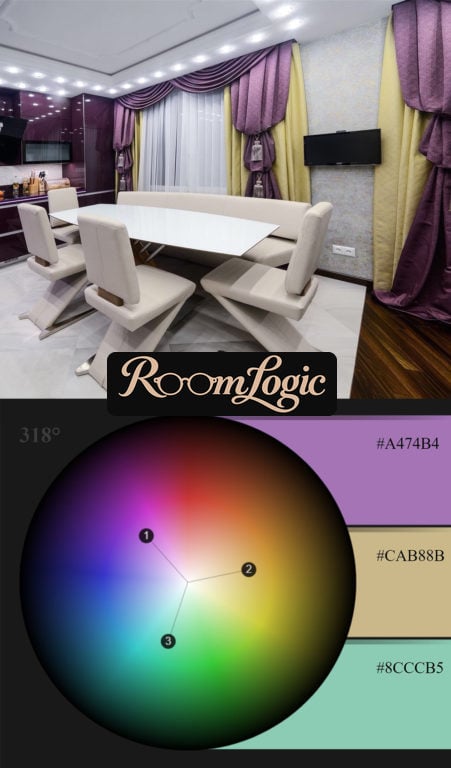 color combination on the color wheel