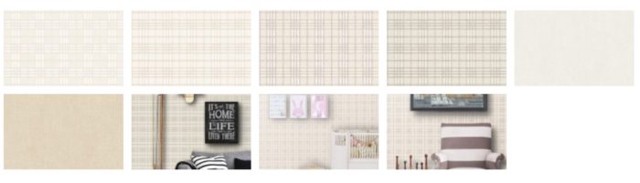combination of one collection of striped wallpaper