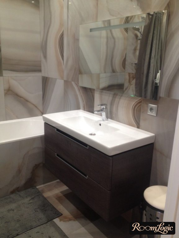 combined bathroom design