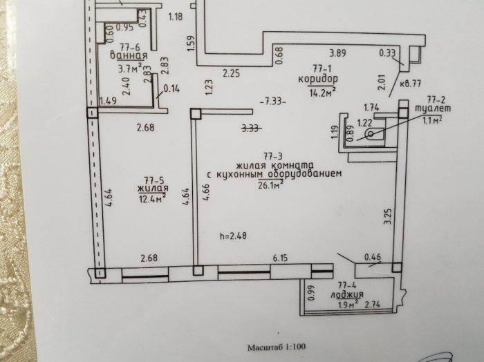 combined kitchen and living room project