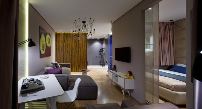 constructivism and art-deco in modern studio
