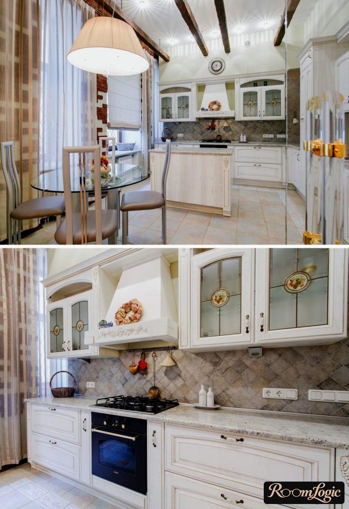 contemporary provence variation in kitchen design