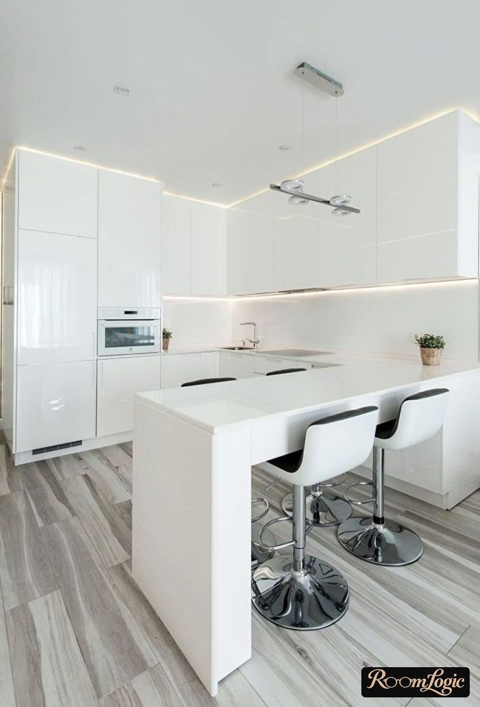 corner high-tech design kitchen