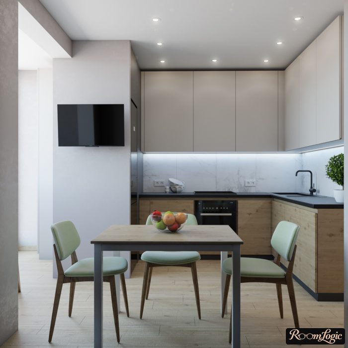corner kitchen 110 square feet