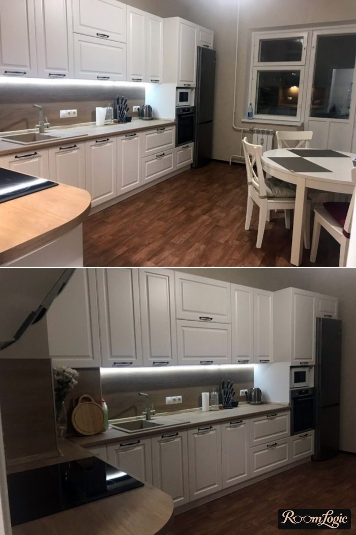 corner kitchen 130 square feet design