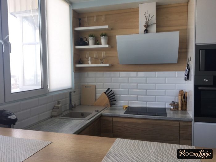 corner kitchen in a private home