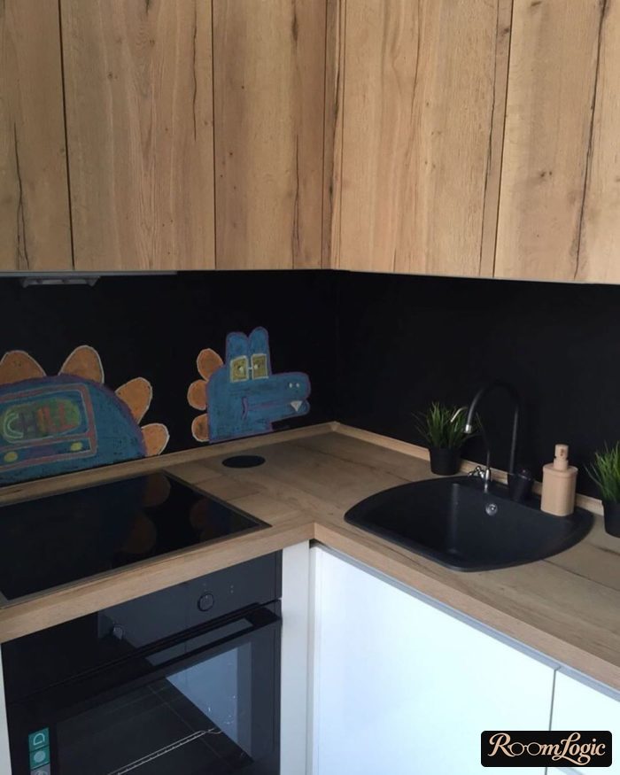 corner range hood for kitchen