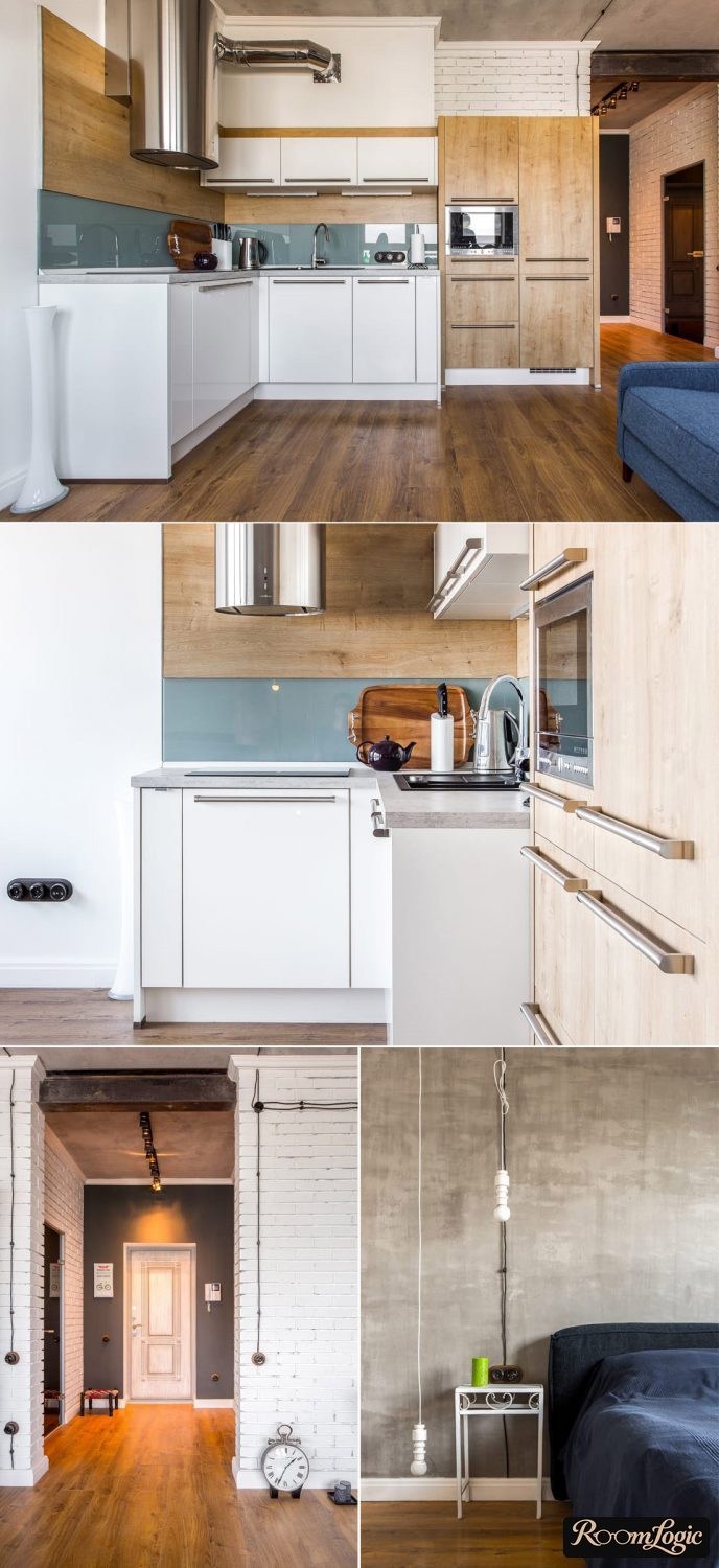 dark floor in modern interior