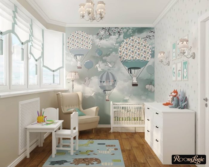 Decorating a boy's room with beautiful photo wallpaper