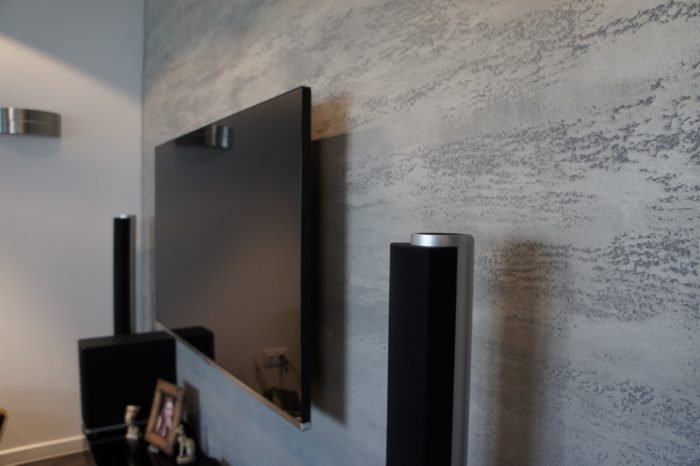 decorative plaster with a concrete look