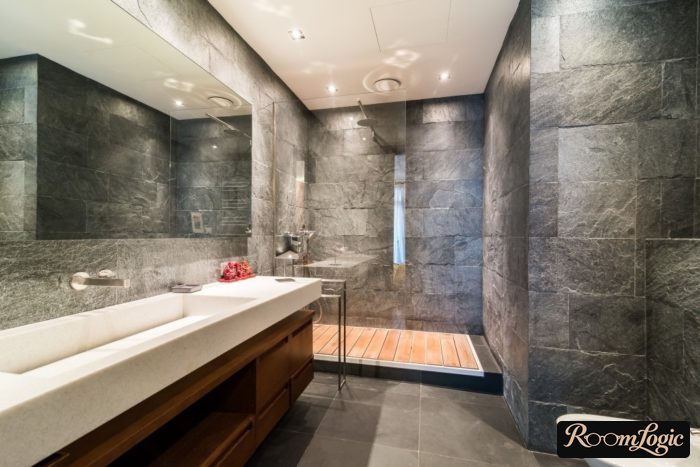 Deep textured tile in modern style