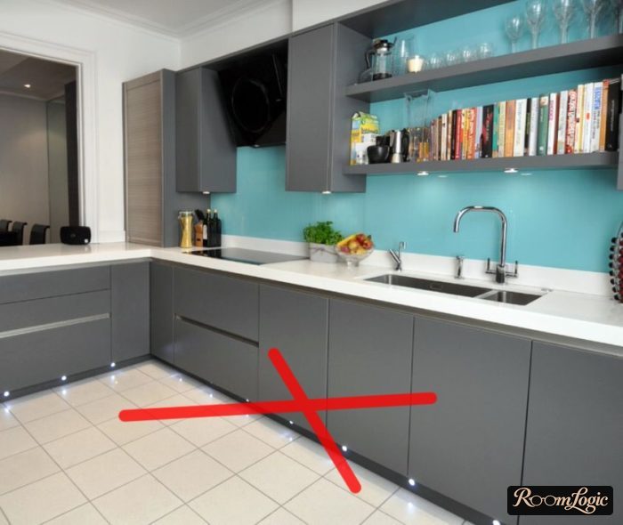 design error in a high-tech kitchen
