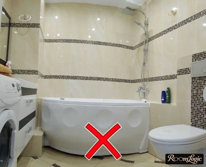 design error in small bathroom