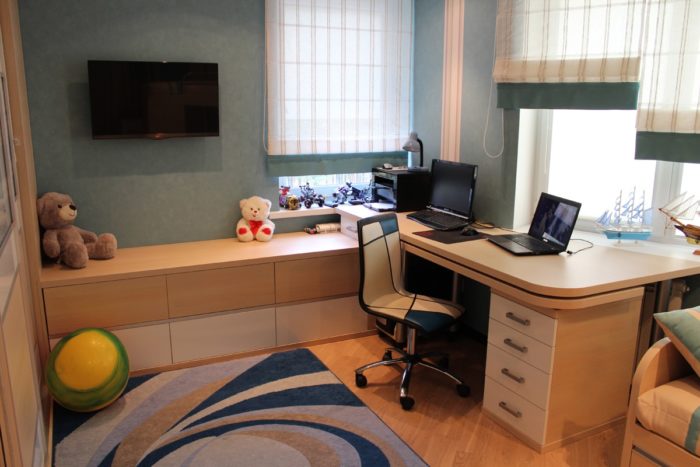 design for two teenagers' room