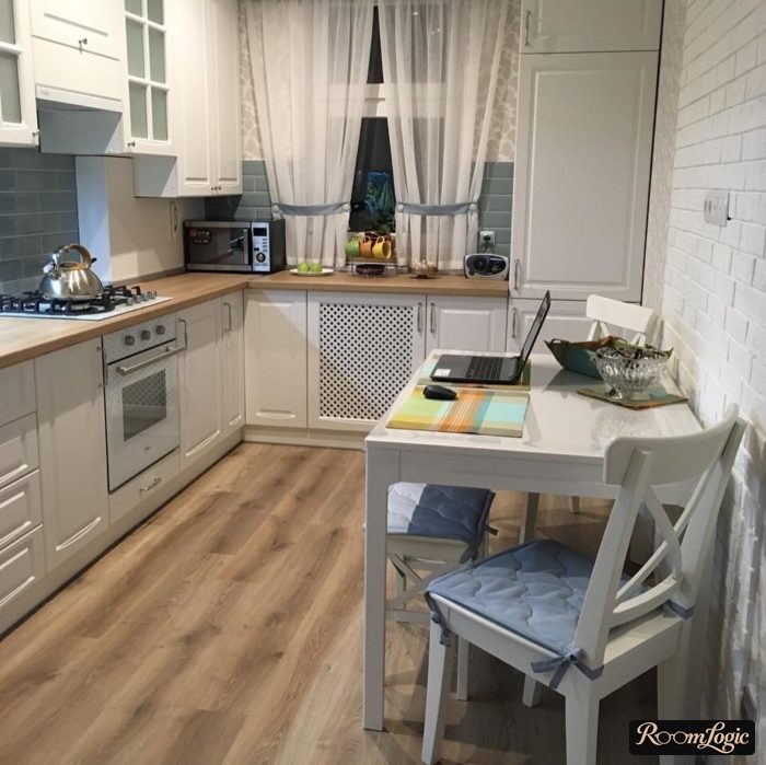 design of 110 square feet kitchen