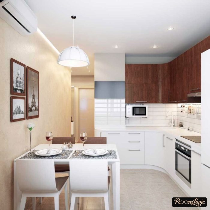 design of 110 square feet kitchen