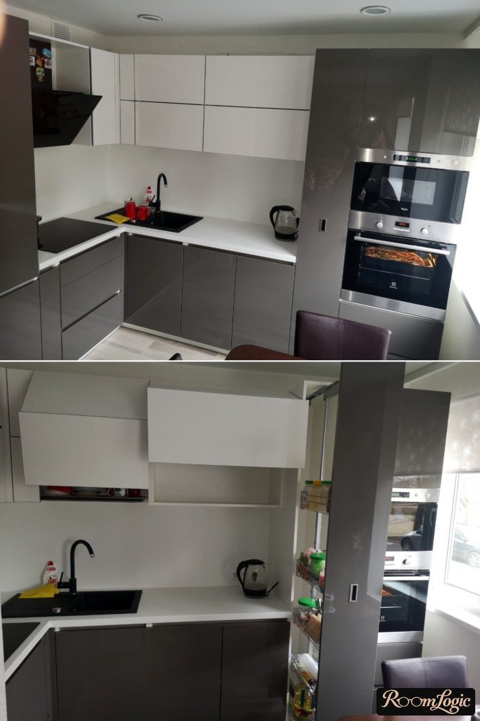 design of 65 square feet kitchen