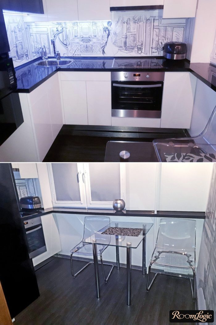 design of 65 square feet kitchen
