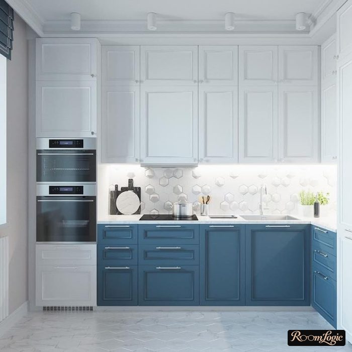 design of a 100 square feet kitchen