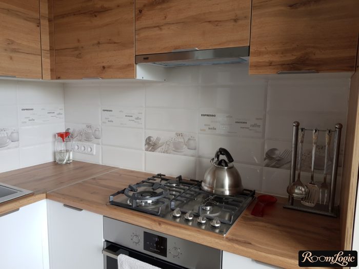 design of a 100 square feet kitchen