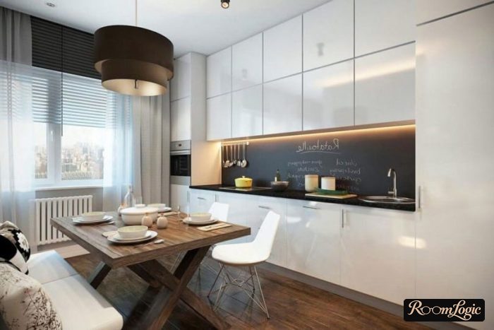design of a 130 square feet kitchen