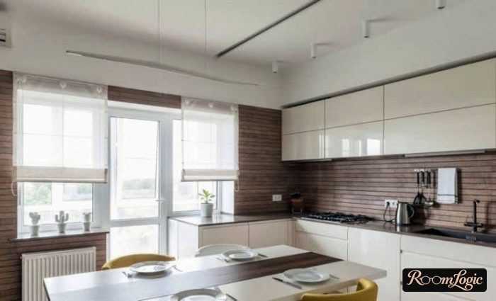 design of a 130 square feet kitchen