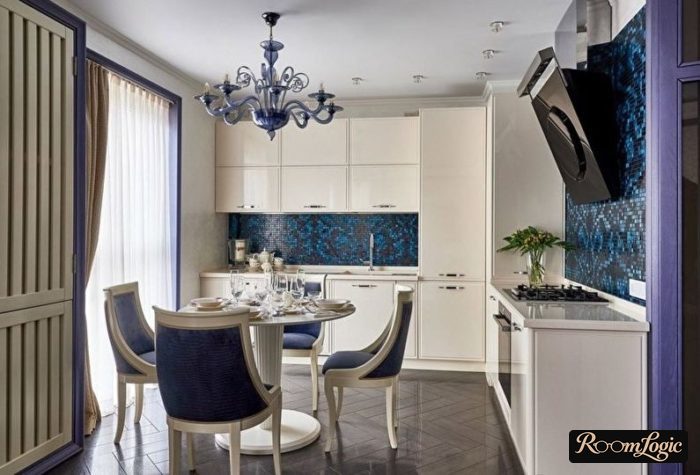design of a 130 square feet kitchen