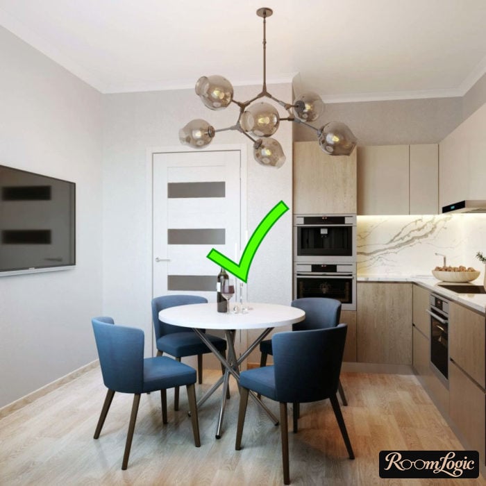 design of a 130 square feet square kitchen