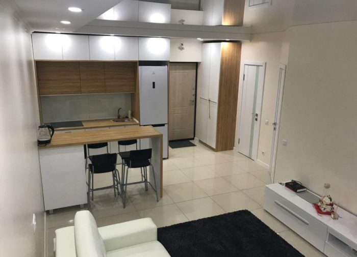 design of a 250 square feet studio apartment