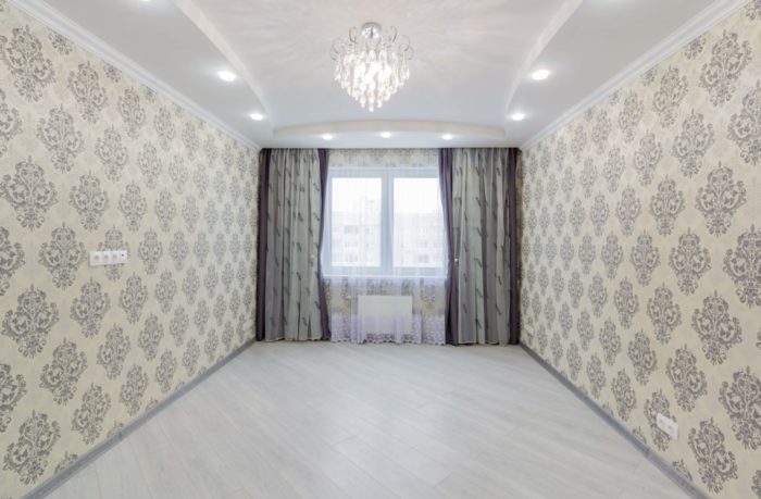 design of a classical style trapezoidal ceiling
