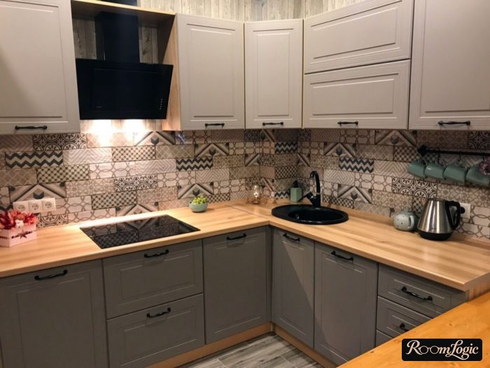 design of a kitchen in a tiny apartment 65 square feet