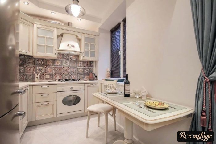 design of a rectangular kitchen 110 square feet