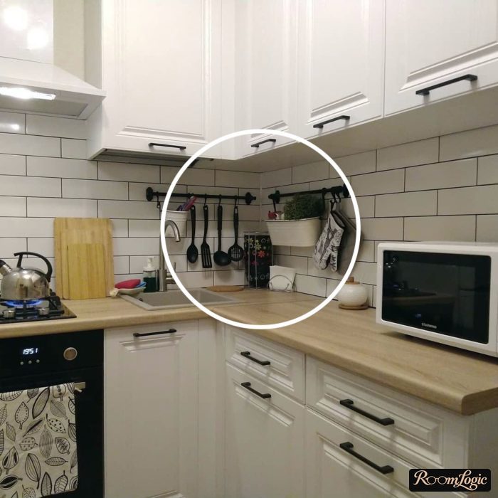 design of a small 5-6 square foot kitchen