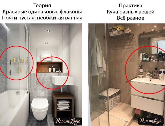design of a small bathroom