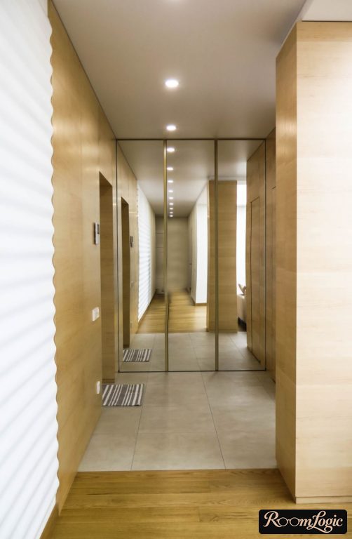 design of a small entryway in minimalism style
