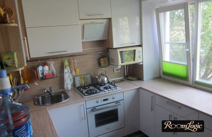 design of a small kitchen 5 65 square feet in a tiny apartment